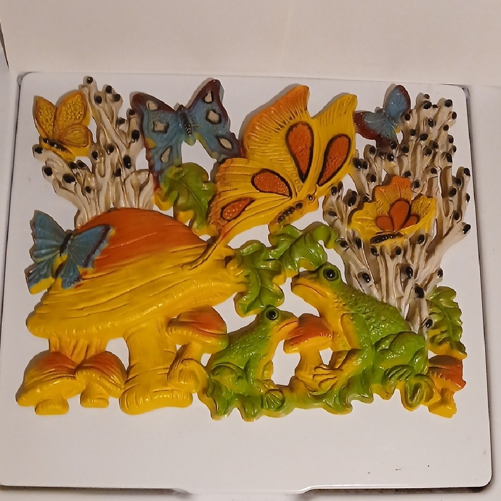 Homco Yellow Wall Decor
